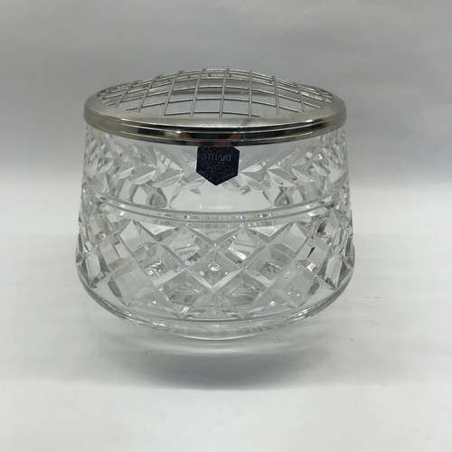 Stuart crystal rose bowl large - crystal,