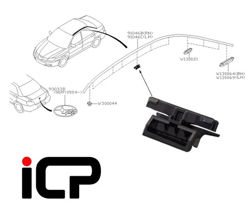 Roof trim clip set fits - roof,