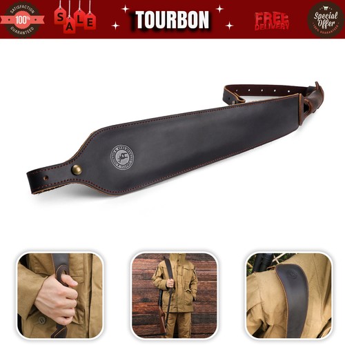 Tourbon retro leather rifle - leather,