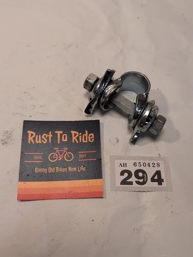 Vintage bicycle seat - seat, clamp