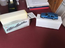 1:43 Brooklin Models Rob Eddie 1987 Volvo 740GL Blue (04) MB