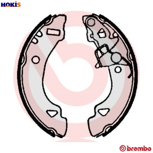 Brake shoe set - set, for