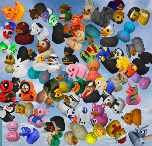 Printed collectable ducks - 3d,