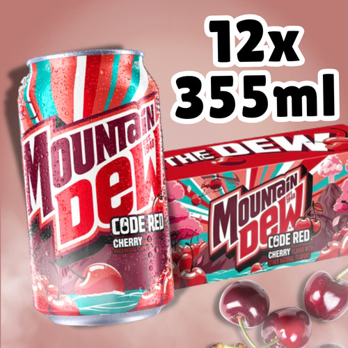 12x mountain dew - code, red