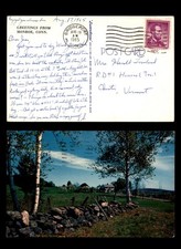 Mayfairstamps US 1965 Bridgeport to Chester VT House Postcard aau_11557