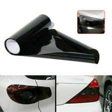 Black Tint Film Sticker Headlights Fog Rear Light Tail Car Vinyl Wrap Sheet