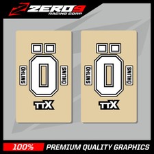 OHLINS UPPER FORK DECALS 85CC