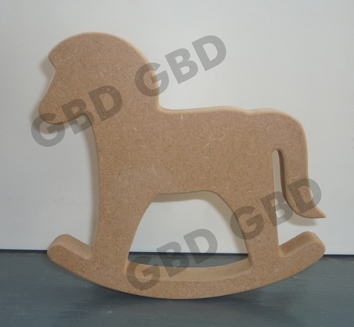 Rocking horse shape mdf - horse,