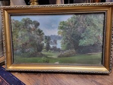 Antique Oil Painting Landscape