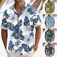 Mens Summer Hawaiian Shirt
