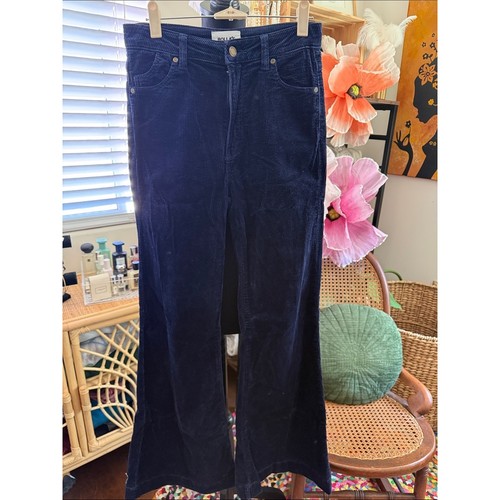 Rolla navy blue corduroy - navy,