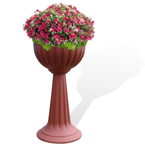 Large tall plastic urn - large, planter