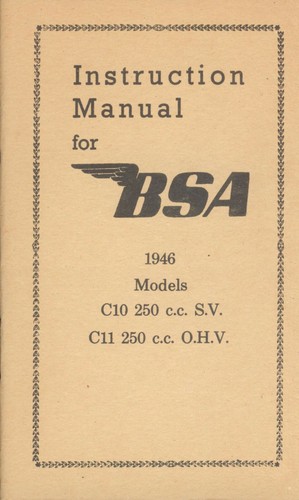 Bsa c10 250 c11 - c10,
