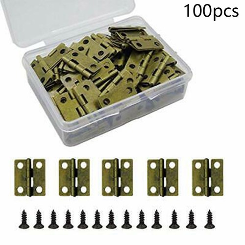Vintage style small box - small, hinges