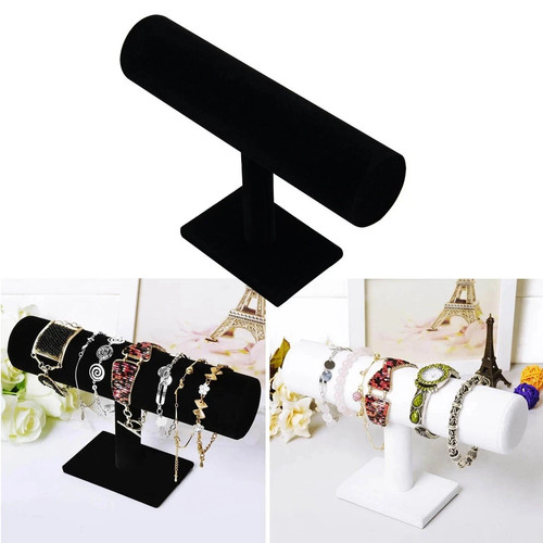 Bar leather watch display - t-bar,