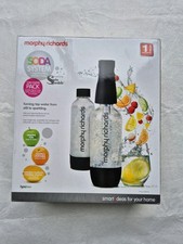 Morphy Richards SodaStream-Style Carbonator – Soda System + Bottles