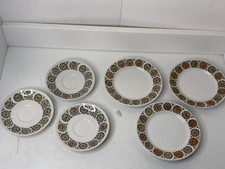 Broadhurst Kathie Winkle Olympus 3 Plates And 3 Saucers