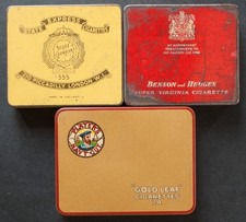 3 VINTAGE CIGARETTE TINS