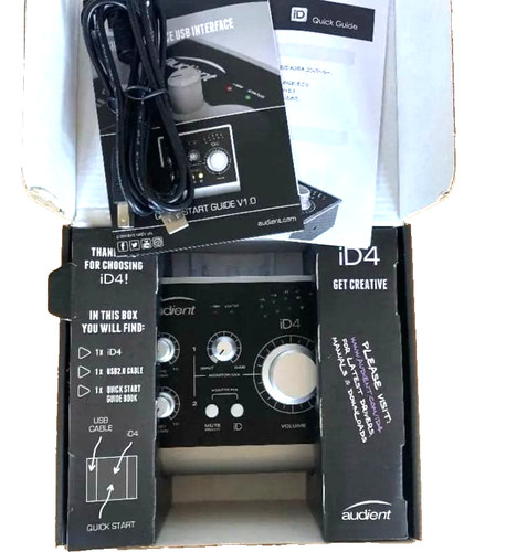 Audient id4 audio interface - audient,