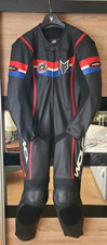 Wolf one piece leather moto race suit with armour size UK 46 EU 56 1st