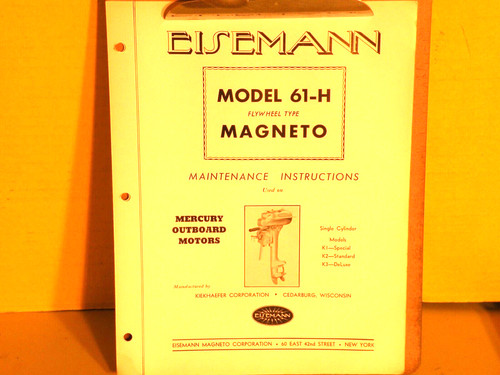 Eisemann magneto mercury - eisemann, 61-h