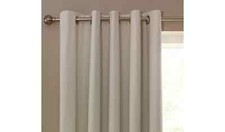 Save 50% - Habitat Blackout Eyelet Curtains - Cream - 117cm x 137cm