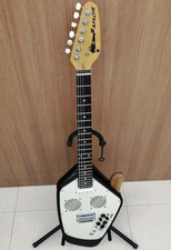 VOX APACHE-2 Travel Guitar Built-in Amp w/ Custom Wooden Handle Japan Used