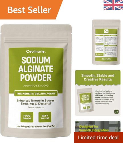 Sodium alginate 56g - alginate, ideal