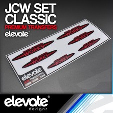 JCW Brake Calliper Badge x 6 UV Heat Resistant Transfer Decals Sticker FIT M INI