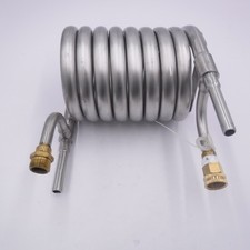 Kegco Stainless Steel Counter flow Wort Chiller 10-1/4" High 6" Dia. FL-SCFC