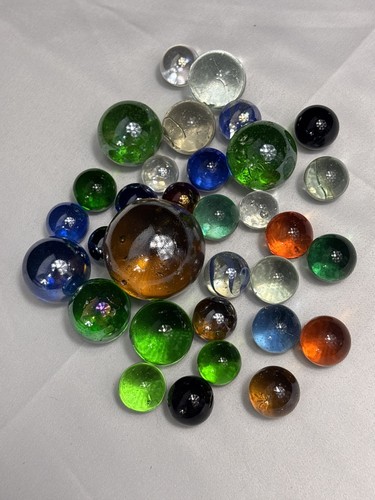 Vintage glass marbles - 32,