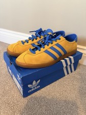 ADIDAS MALMO NET SPZL YELLOW/BLUE SIZE UK 9 9.5 SPEZIAL RARE HO3906 ORIGINALS