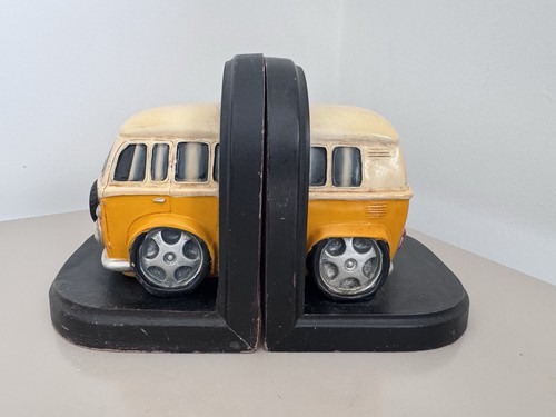Campervan bookends retro - vw,