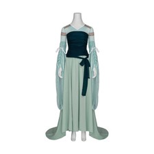 The Lord of the Rings Cosplay Costume Galadriel Dress Elf Queen Robe 