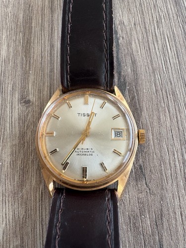 Vintage tissot gold tone - tissot,
