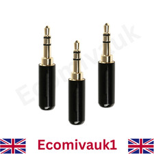 3Pcs 3.5mm Gold Plated Copper