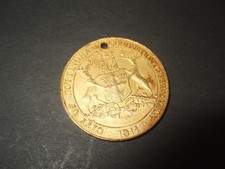 1911 coronation medal - -, city