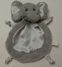 Barrington Baby Collection Elephant Lovey Fleece Satiny Security blanket Blankie