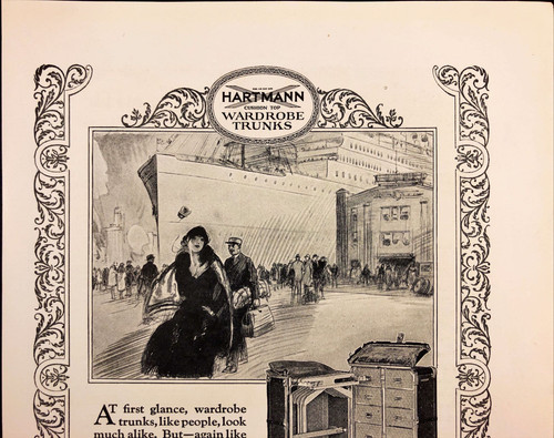 1925 hartmann wardrobe - 1925, trunks