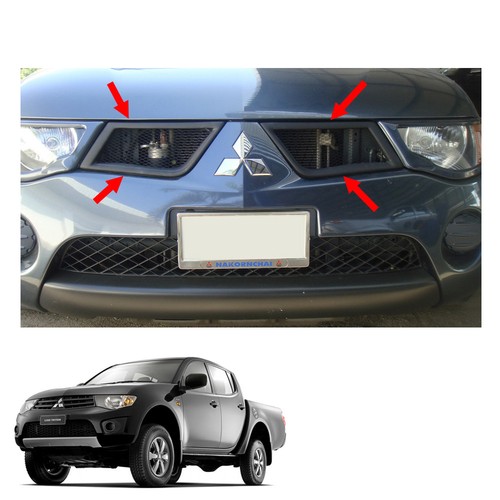 Front grill grille - front, black