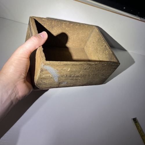 Antique wooden crate - wooden,