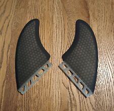 Surfboard Fins Future Fit TWIN Fins XL  - Set of 2 Black Brand New 5.5 Inch