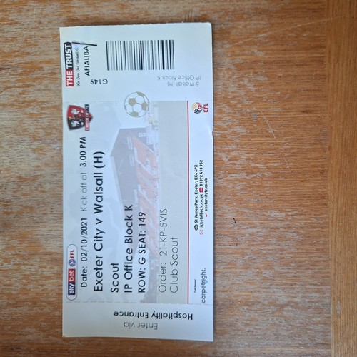 2021 exeter city v - 2/10/2021,