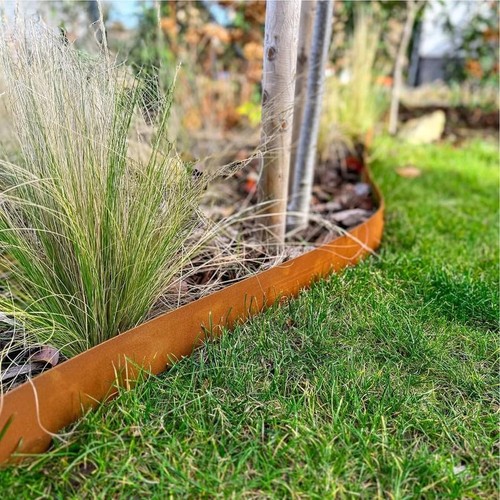 Metal garden edging corten - metal,