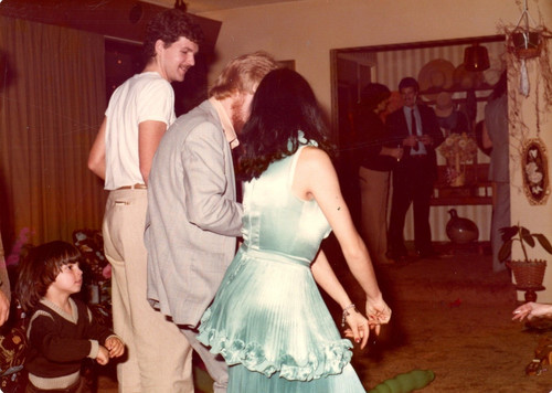 Mystery woman blue - woman, dress