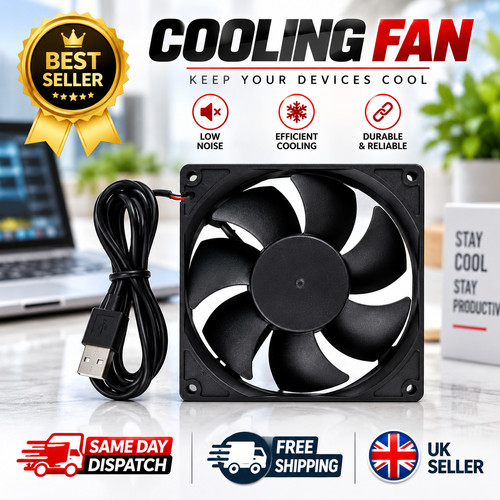 120mm usb cooler black - 5v,