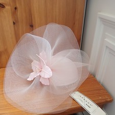 Kangol pink  fascinator hat