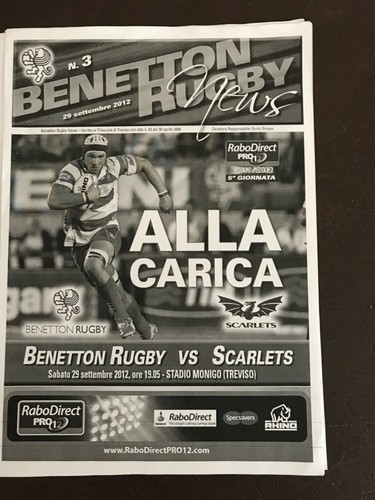 Rugby magazine photocopy - magazine,