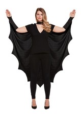 Bat Wings Black Cape Adults