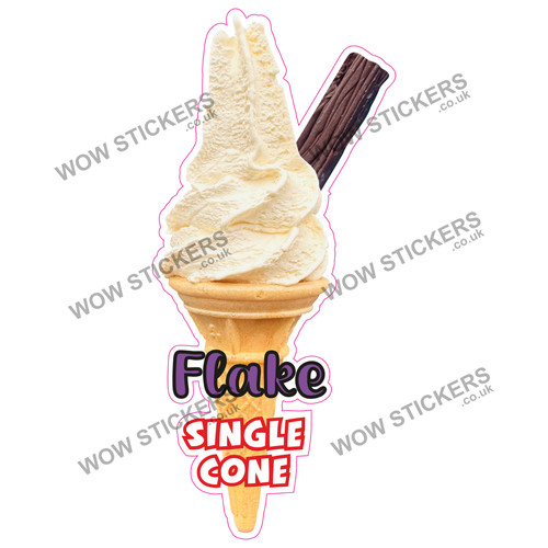 Ice cream van sticker - , plain